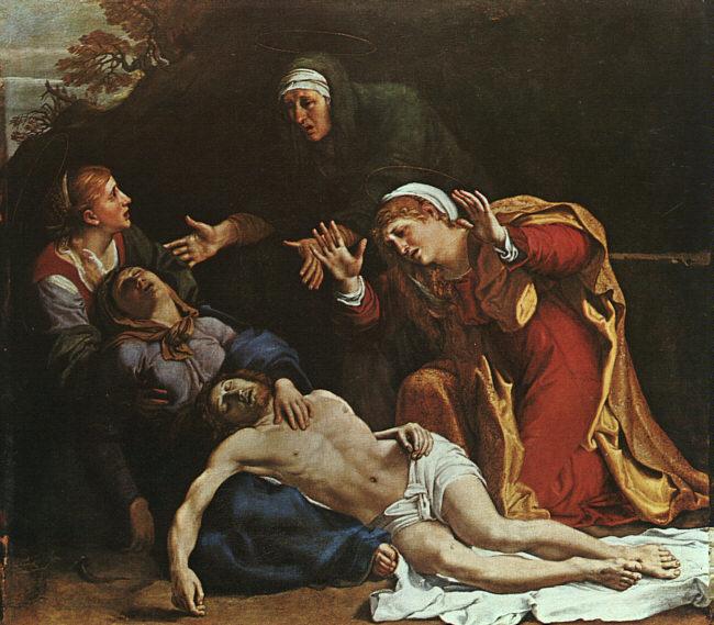 Annibale Carracci The Dead Christ Mourned oil painting image